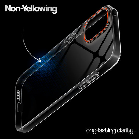 Crystal Clear Anti-Yellow Transparent Back Cover Case With Camera Ring Protection for Nothing Phone 2