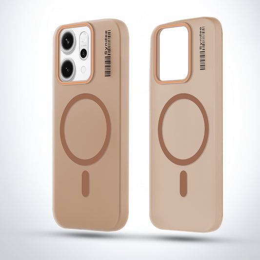Elegant Colorful Frosted Matte Back With MagSafe Support Back Case For Oppo Reno 14 Pro 5G