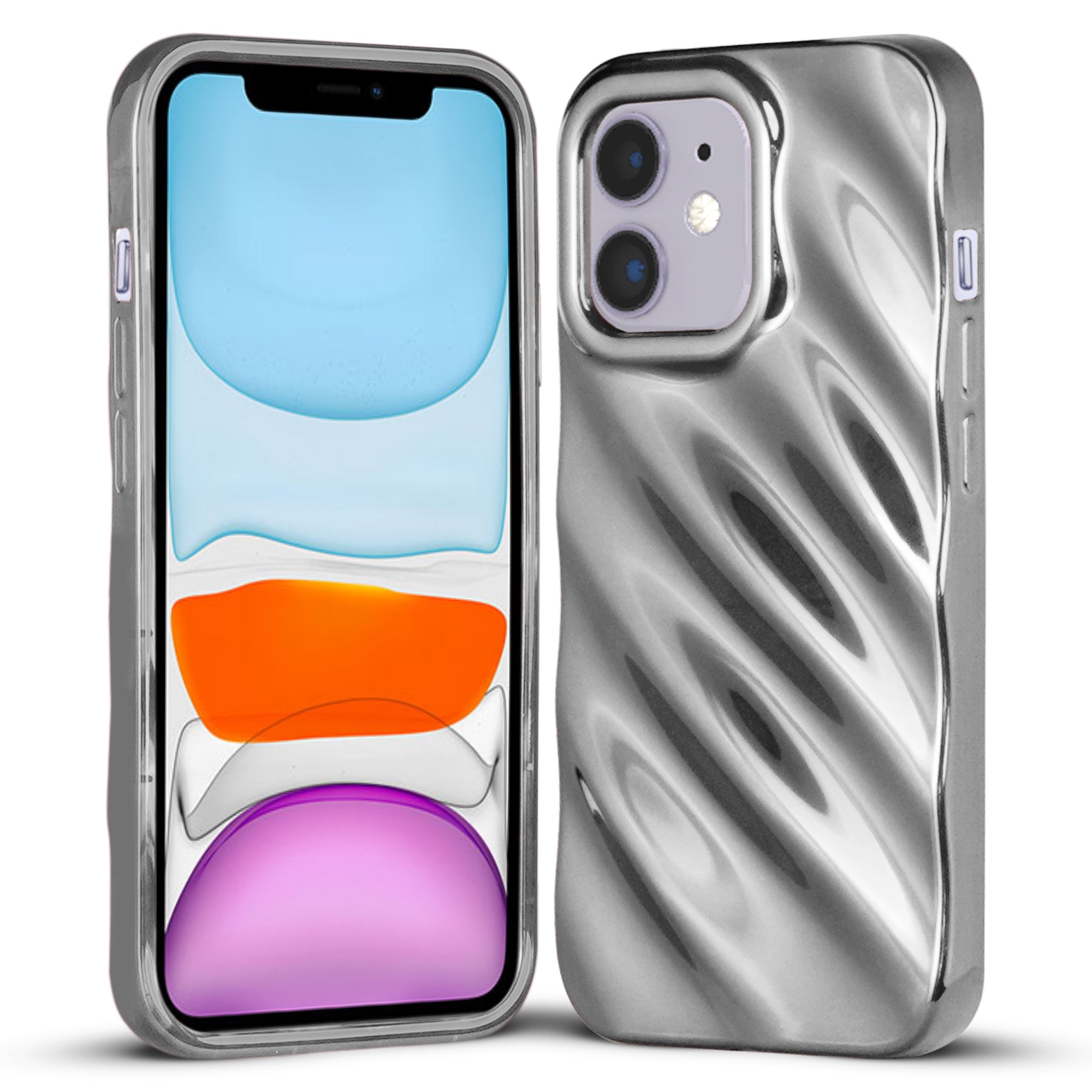 Wave Shiny Back Case for Apple iPhone 11