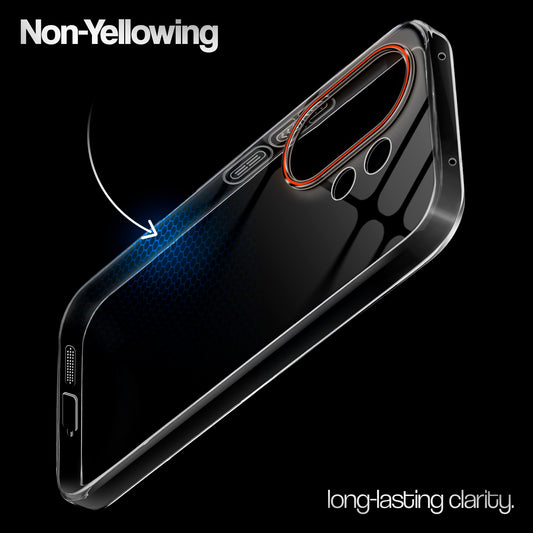 Crystal Clear Colorful Camera Ring Back Case for Vivo X200 FE 5G