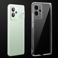 Transparent anti-yellow hard back case fitted on Realme GT 2 Pro showing full back coverage and camera protection