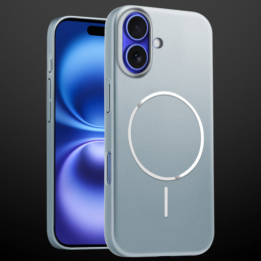Slim Hard Shell Back Case for Apple iPhone 16 , Shiny Finish with Built in MagSafe Support