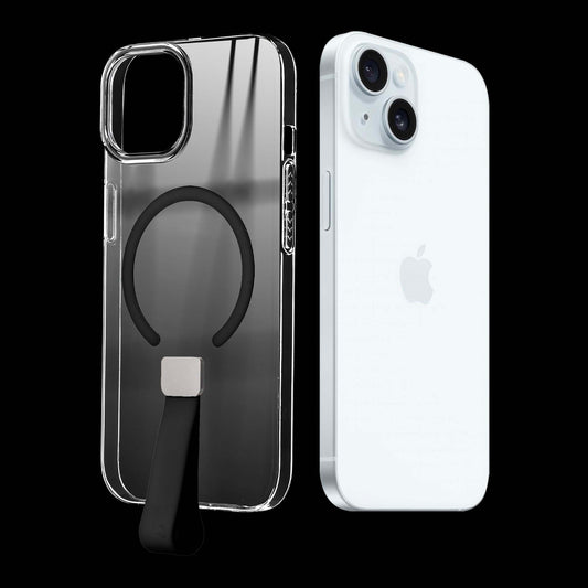 Exquisite MagSafe Transparent Case for Apple iPhone 14 with Strap , Hard Back Cover with Long Lasting Anti Yellowing Protection