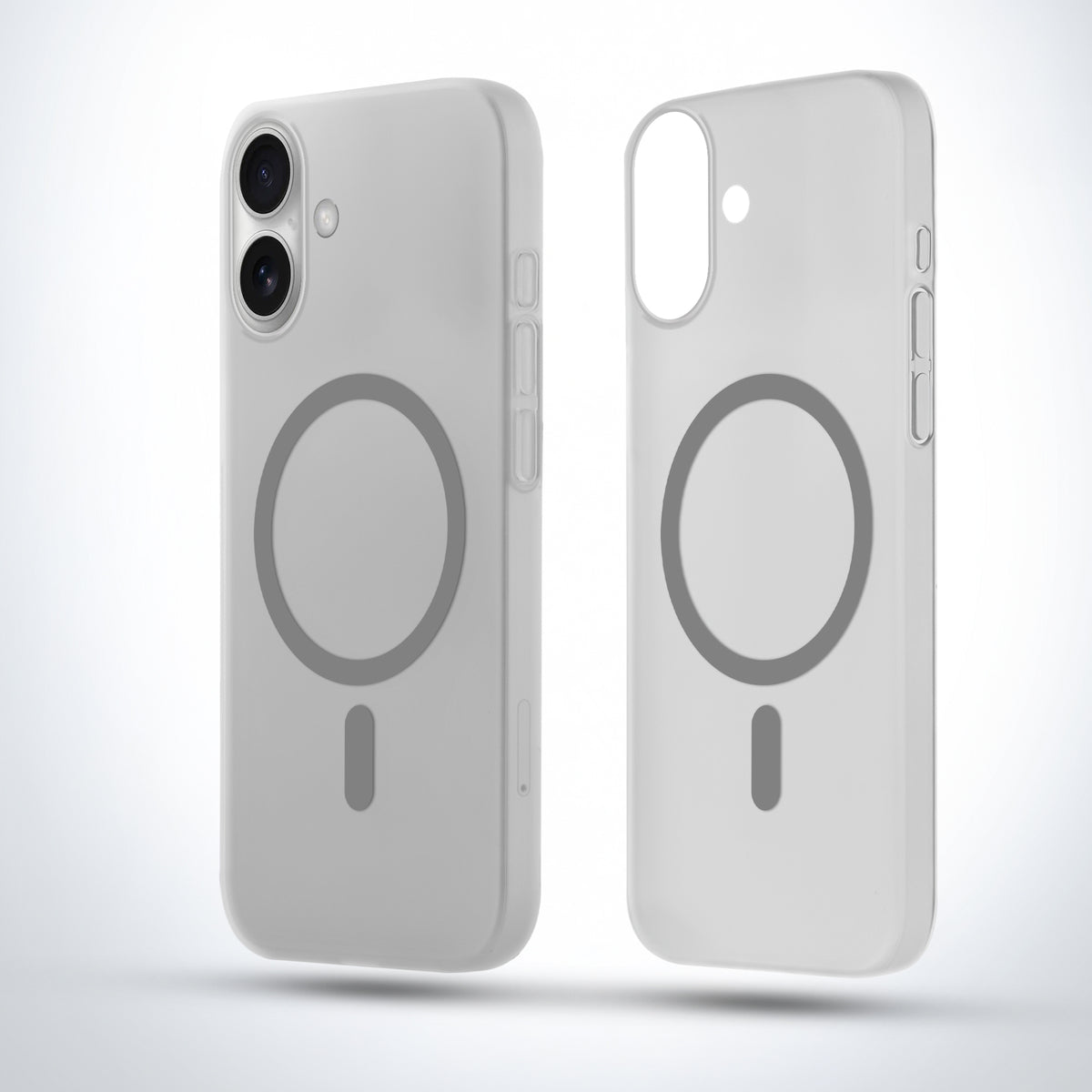 Frosted Slim Wireless Charging Support Case For Apple iPhone 16 Plus