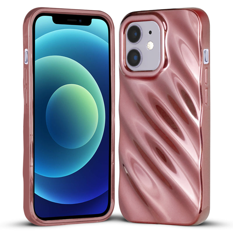 Wave Shiny Back Case for Apple iPhone 12
