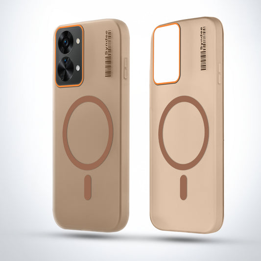 Elegant Colorful Frosted Matte Back With MagSafe Support Back Case For OnePlus Nord 2T 5G
