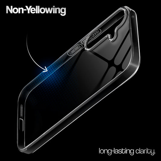 Crystal Clear Colorful Camera Ring Back Case for Samsung S25 5G