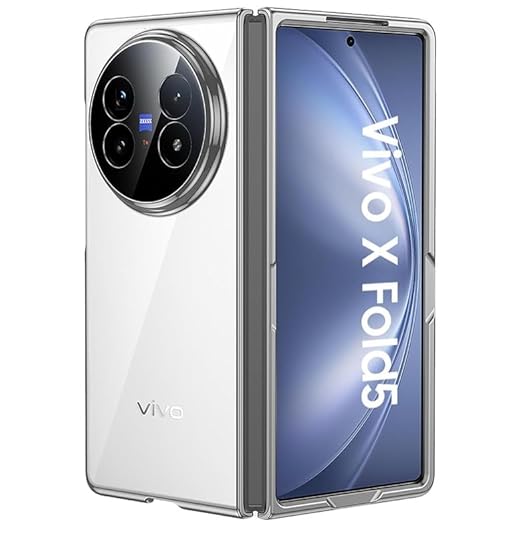 Crystal Clear Hard Anti-Yellow Transparent Back Cover Case For Vivo X Fold 5