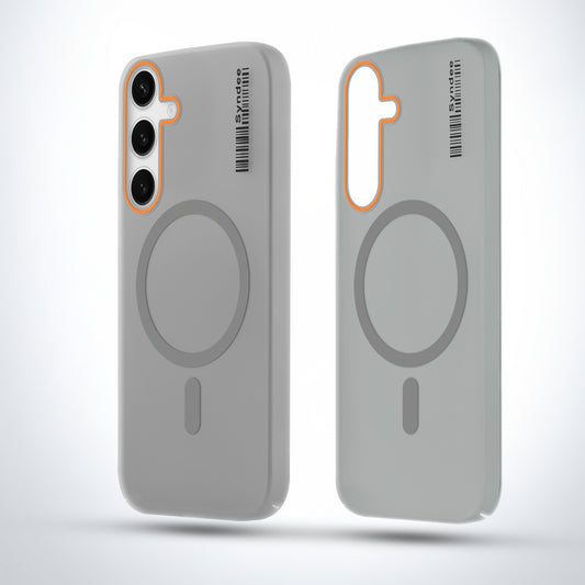Elegant Frosted Matte Slim Back With MagSafe Support Back Case For Samsung S24 FE 5G