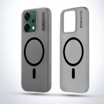 Elegant Colorful Frosted Matte Back With MagSafe Support Back Case For Oppo Reno 14 5G