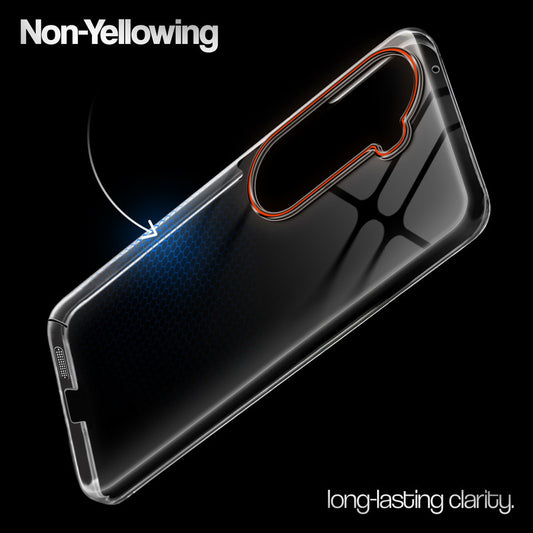 Crystal Clear Anti-Yellow Transparent Back Cover Case With Camera Ring Protection for Vivo V40e 5G
