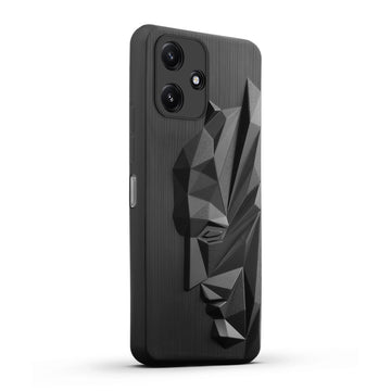 3D Design Soft Silicone Back Cover For Poco M6 Pro 5G