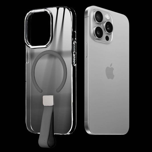 Exquisite MagSafe Transparent Case for Apple iPhone 15 Pro Max with Strap , Hard Back Cover with Long Lasting Anti Yellowing Protection