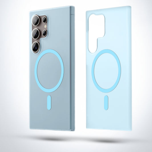 Sleek Frosted Matte Hard Back With MagSafe Compatible Back Case for Samsung S23 Ultra 5G
