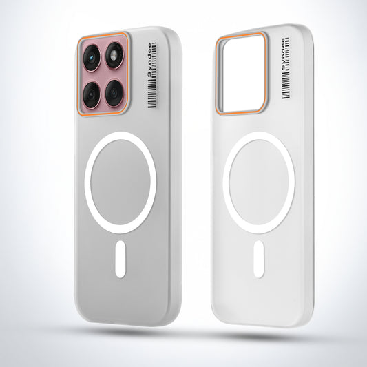 Elegant Colorful Frosted Matte Back With MagSafe Support Back Case For Motorola Moto Edge 60 Fusion 5G