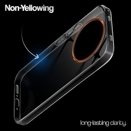 Crystal Clear Anti-Yellow Transparent Back Cover Case With Camera Ring Protection for Vivo Y500 5G
