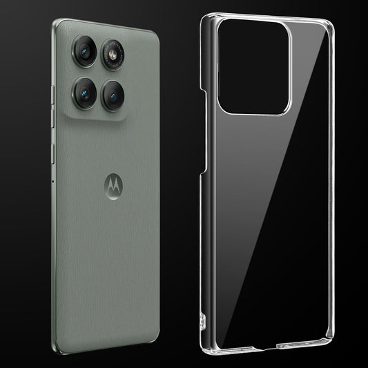 Crystal Clear Hard Back Anti-Yellowing Phone Case For Motorola Moto Edge 60 Pro 5G