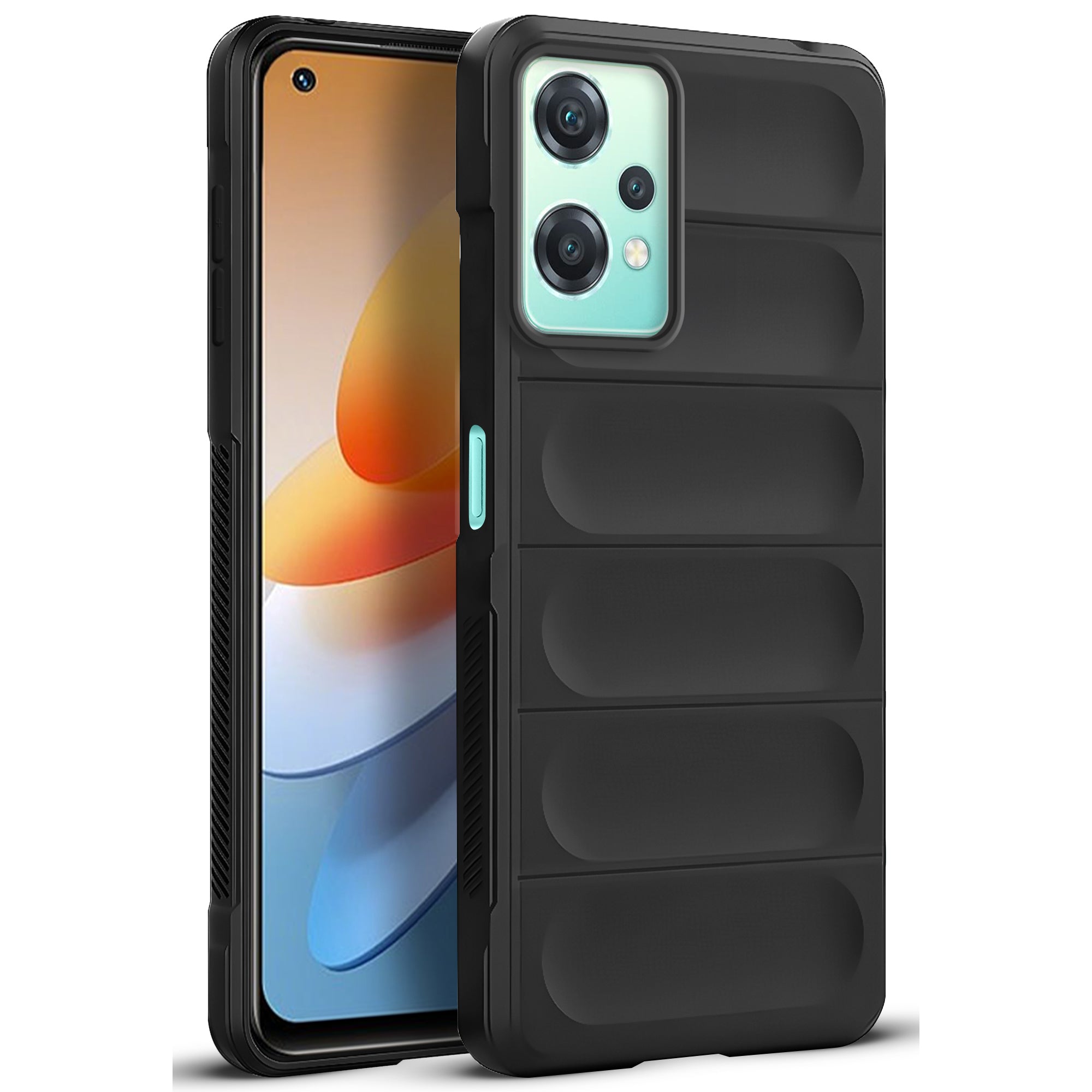 Liquid Silicone Case for OnePlus Nord CE 2 Lite 5G | Comfort Grip Soft Touch Matte TPU | - Black