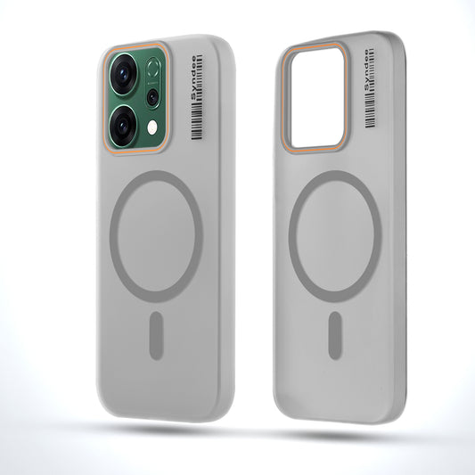 Elegant Colorful Frosted Matte Back With MagSafe Support Back Case For Oppo Reno 14 5G