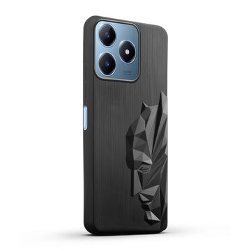 3D Design Soft Silicone Case With Matte Ring Camera Protection Back Cover For Realme Narzo N63