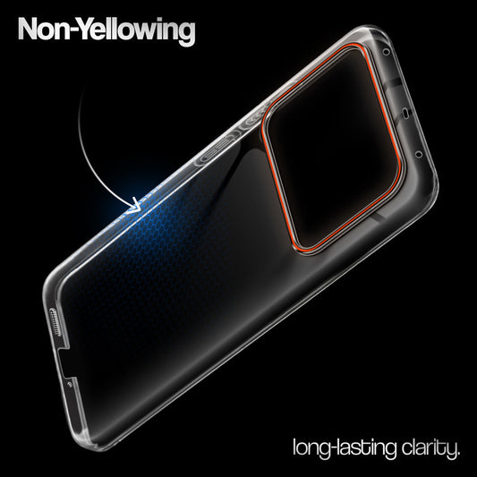 Crystal Clear Anti-Yellow Transparent Back Cover Case With Camera Ring Protection for Realme P4 Pro 5G