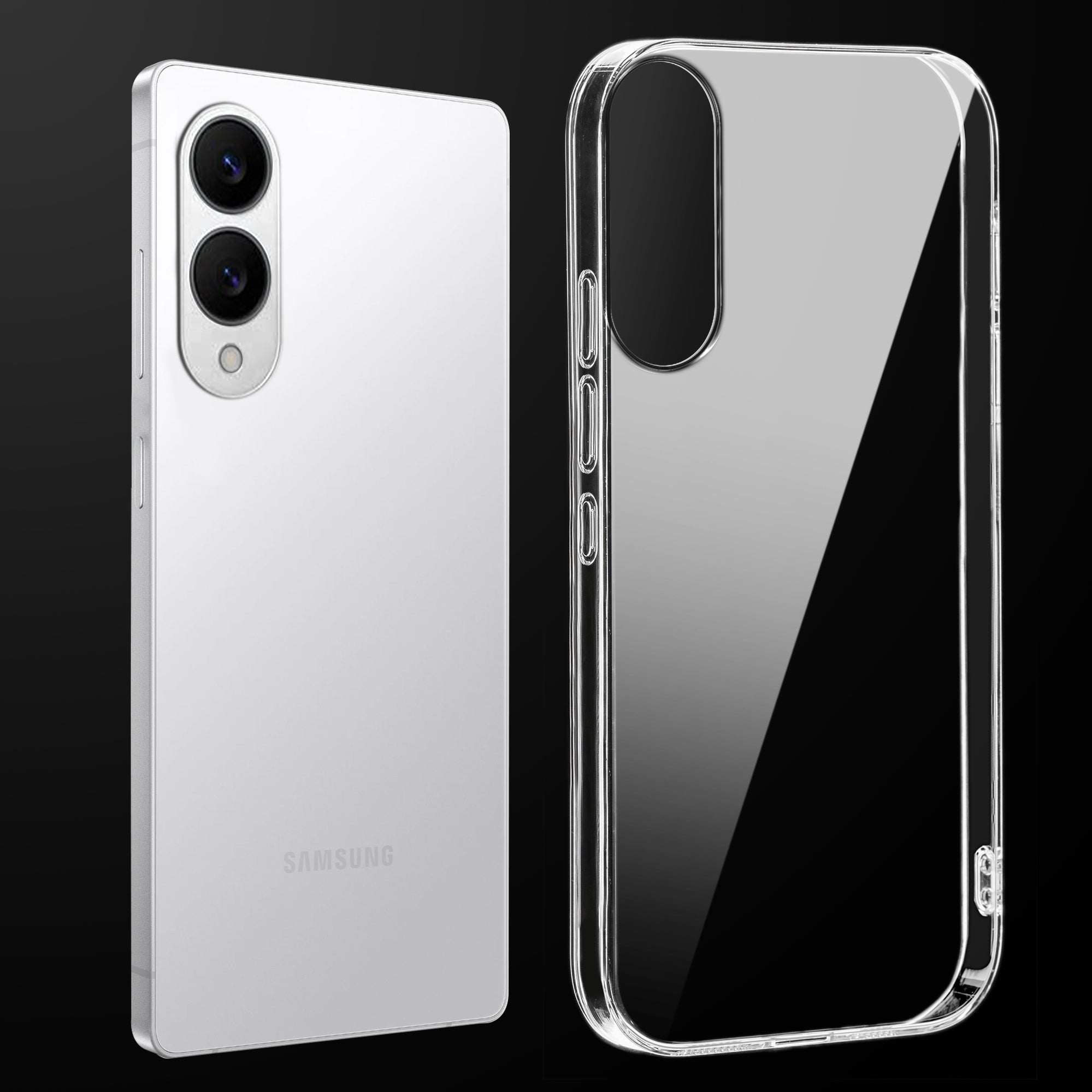 Anti-Yellowing Clear Case For Samsung S25 Edge 5G