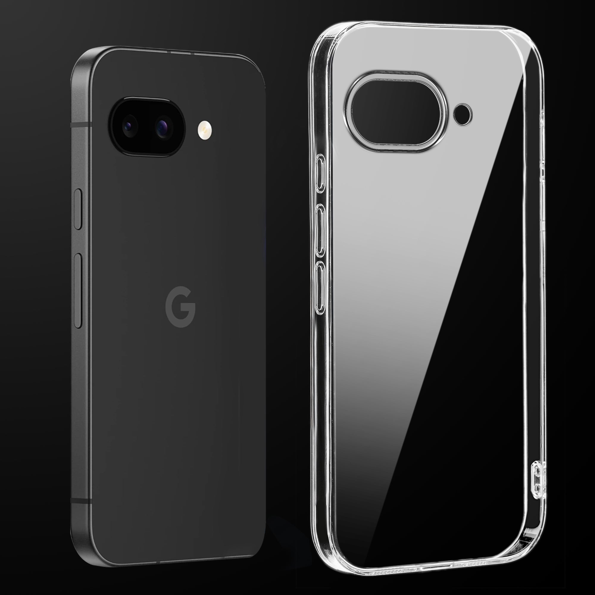 Crystal Clear Hard Back Anti-Yellowing Phone Case For Google Pixel 9A 5G