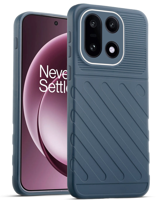 Soft Silicone Back Cover with Dual Pattern Design for OnePlus 15 5G