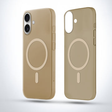 Frosted Slim Wireless Charging Support Case For Apple iPhone 16 Plus