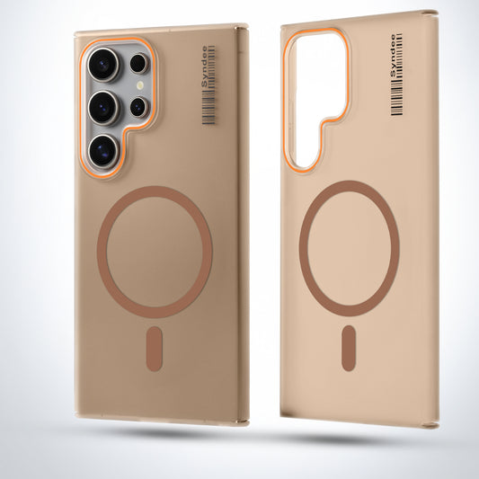 Elegant Colorful Frosted Matte Back With MagSafe Support Back Case For Samsung S25 Ultra 5G