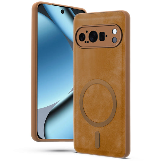 Cushion Grip Leather Case for Google Pixel 10 Pro XL 5G