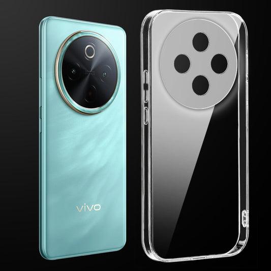 Crystal Clear Hard Anti-Yellow Transparent Back Cover Case For Vivo T4 5G