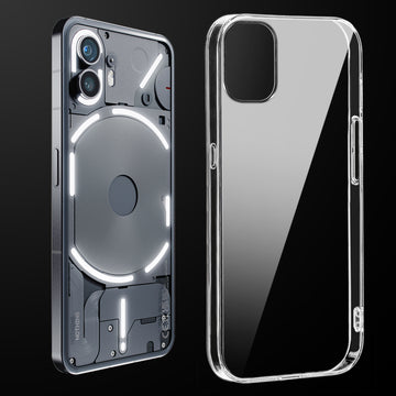 Crystal Clear Hard Back Anti-Yellowing Phone Case For Nothing Phone 1