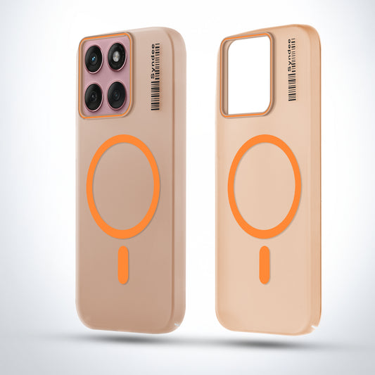 Elegant Colorful Frosted Matte Back With MagSafe Support Back Case For Motorola Moto Edge 60 Fusion 5G
