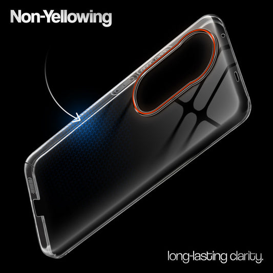 Crystal Clear Anti-Yellow Transparent Back Cover Case With Camera Ring Protection for Vivo T4 Ultra 5G