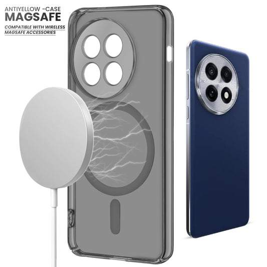 Crystal Clear Hard Back Anti-Yellowing with MagSafe Compatibility Phone Case For OnePlus 13R 5G