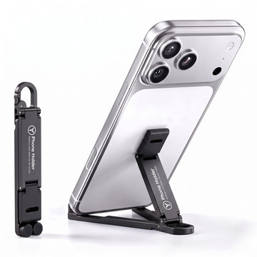 Foldable Metal Phone Stand with 180° Adjustable Viewing & Portable Design