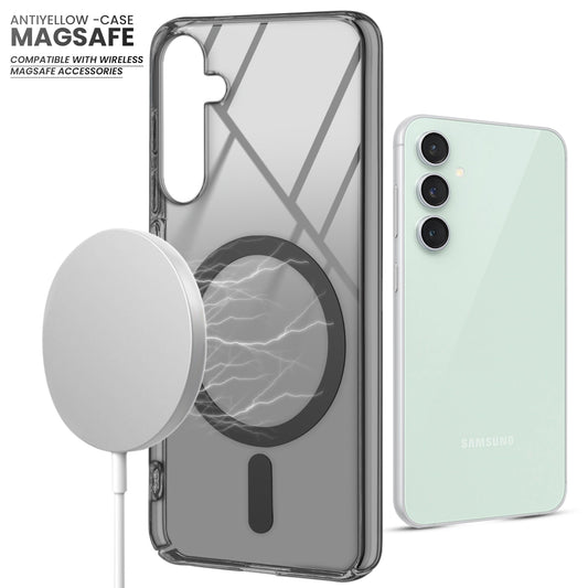 Crystal Clear Hard Back Anti-Yellowing with MagSafe Compatibility Phone Case For Samsung A34 5G
