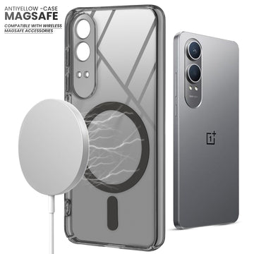 Colored Transparent Anti-Yellowing Magsafe Case For OnePlus Nord CE 4 Lite 5G
