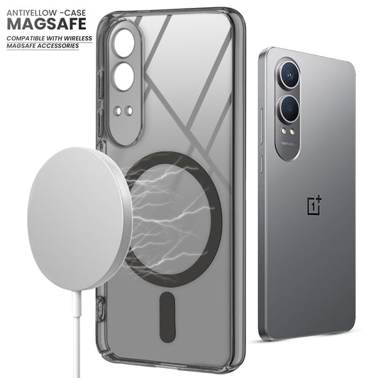Colored Transparent Anti-Yellowing Magsafe Case For OnePlus Nord CE 4 Lite 5G