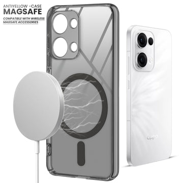 Colored Transparent Anti-Yellowing Magsafe Case For Oppo Reno 13 5G
