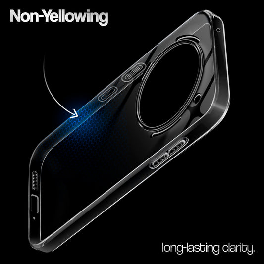 Crystal Clear Anti-Yellow Transparent Back Cover Case With Camera Ring Protection for Nothing Phone 3A Pro 5G