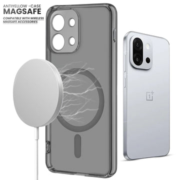 Crystal Clear Hard Back Anti-Yellowing with MagSafe Compatibility Phone Case For OnePlus 13S 5G