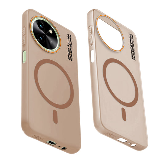 Colourful Frosted Matte With Raised Camera Protection Back Cover Case For Vivo T3x 5G
