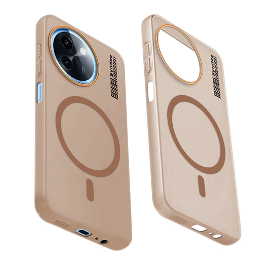 Colourful Frosted Matte With Raised Camera Protection Back Cover Case For Vivo Y200i 5G
