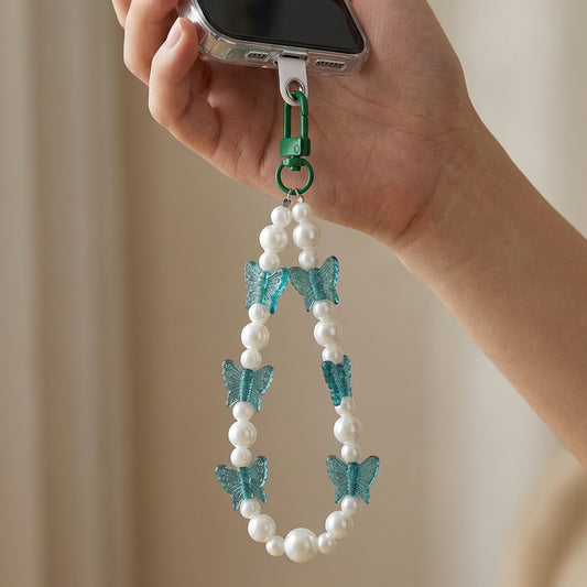 Fairy Wings Butterfly Beaded Phone Lanyard