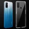 Transparent anti-yellow hard back case fitted on Oppo A53 2020 showing full back coverage and camera protection