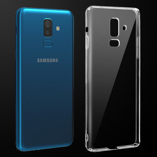 Crystal Clear Hard Back Anti-Yellowing Phone Case For Samsung J8 2018