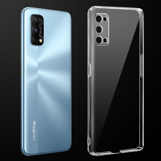 Crystal Clear Hard Anti-Yellow Transparent Back Cover Case For Realme 7 Pro 4G