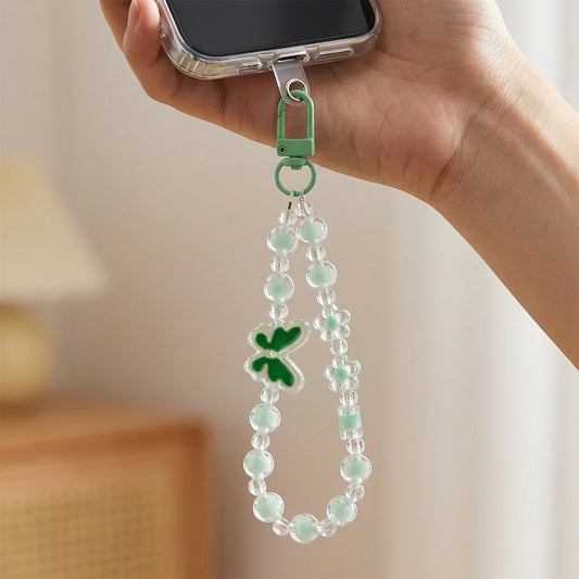 Fairy Wings Butterfly Beaded Phone Lanyard